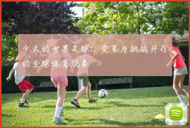 今天的世界足球：变革与挑战并存的全球体育现象